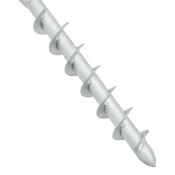 vidaXL Zemn&iacute; kotva pro slunečn&iacute;k s tyč&iacute; 16 x 16 x 52 cm ocel