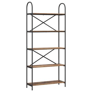 vidaXL Knihovna Star&eacute; dřevo 80 x 30 x 183 cm Kompozitn&iacute; dřevo