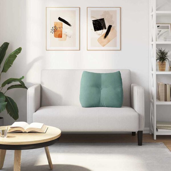 vidaXL Pol&scaron;t&aacute;ř na z&aacute;da Mořsk&aacute; zelen&aacute; 60 x 24 x 50 cm samet