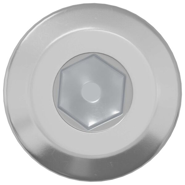 vidaXL Hlavov&yacute; z&aacute;mkov&yacute; &scaron;roub 12 pcs Stř&iacute;brn&aacute; M6 x 35 mm Ocel