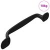 vidaXL N&aacute;bytkov&eacute; madlo 250 ks Čern&aacute; 130 x 19,4 x 22,3 mm Hlin&iacute;k