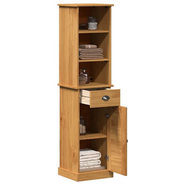 vidaXL Sada koupelnov&eacute;ho n&aacute;bytku VIGO 2 pcs Hněd&aacute; a medově hněd&aacute;