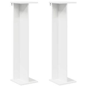 vidaXL Stojan na rostliny B&iacute;l&yacute; 25 x 25,5 x 100,5 cm Dřevěn&yacute; materi&aacute;l