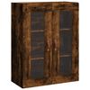 vidaXL Skř&iacute;ň highboard kouřov&yacute; dub 69,5 x 34 x 180 cm kompozitn&iacute; dřevo
