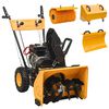 vidaXL Benz&iacute;nov&aacute; sněhov&aacute; fr&eacute;za a zametač 4 v 1 s př&iacute;slu&scaron;enstv&iacute;m 6,5 HP