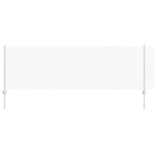 vidaXL Plot s sloupkem Stř&iacute;brn&aacute; 0,8 x 50 m Ocel