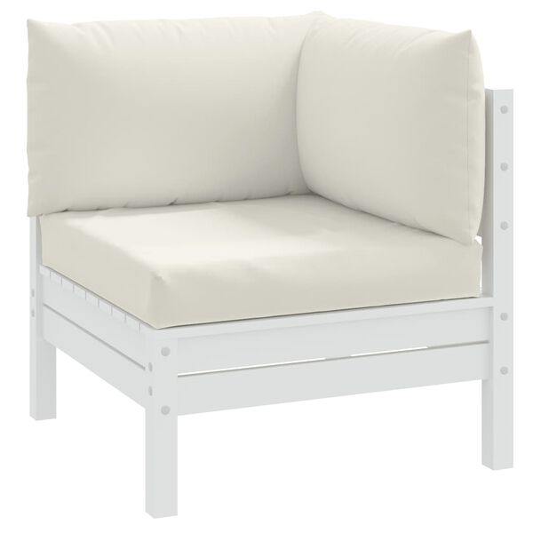 vidaXL Podu&scaron;ky na palety 3 ks kr&eacute;mov&aacute; melanž textil