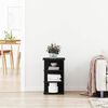 vidaXL Bočn&iacute; skř&iacute;ňka Čern&yacute; dub 35 x 35 x 55 cm kompozitn&iacute; dřevo