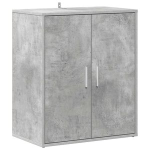 vidaXL Botn&iacute;k betonově &scaron;ed&yacute; 60 x 35 x 70 cm kompozitn&iacute; dřevo