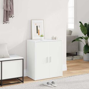 vidaXL Botn&iacute;k b&iacute;l&yacute; 60 x 35 x 70 cm kompozitn&iacute; dřevo