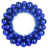 vidaXL V&aacute;nočn&iacute; koulov&eacute; věnce 2 pcs Modr&aacute; 33 x 33 x 7 cm Polystyren