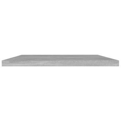 vidaXL Přídavné police 4 ks betonově šedé 40 x 30 x 1,5 cm dřevotříska