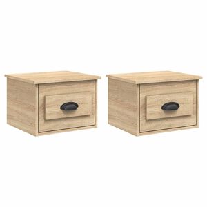 vidaXL N&aacute;stěnn&eacute; nočn&iacute; stolky 2 ks dub sonoma 41,5 x 36 x 28 cm