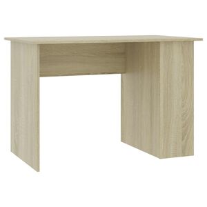 vidaXL Psac&iacute; stůl dub sonoma 110 x 60 x 73 cm dřevotř&iacute;ska