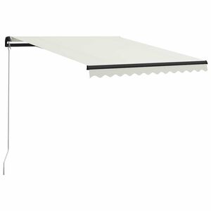 vidaXL Ručně zatahovac&iacute; mark&yacute;za 300 x 250 cm kr&eacute;mov&aacute;