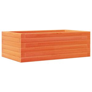 vidaXL Zahradn&iacute; truhl&iacute;k voskově hněd&yacute; 70x40x23 cm masivn&iacute; borov&eacute; dřevo