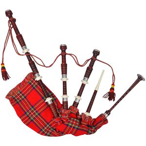 Skotsk&eacute; dudy horalsk&eacute; červen&yacute; Royal Steward tartan