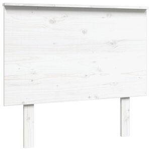 vidaXL Čelo postele b&iacute;l&eacute; 94 x 6 x 82,5 cm masivn&iacute; borovice