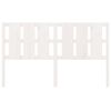 vidaXL Čelo postele bílé 165,5 x 4 x 100 cm masivní borovice