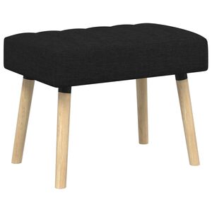 vidaXL Lavice s kan&aacute;lov&yacute;m pro&scaron;&iacute;v&aacute;n&iacute;m Čern&aacute; 60 x 40 x 45 cm Textil