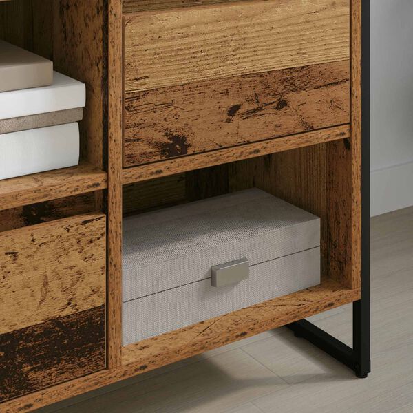 vidaXL Televizn&iacute; skř&iacute;ň Star&eacute; dřevo 100 x 36 x 49,5 cm kompozitn&iacute; dřevo