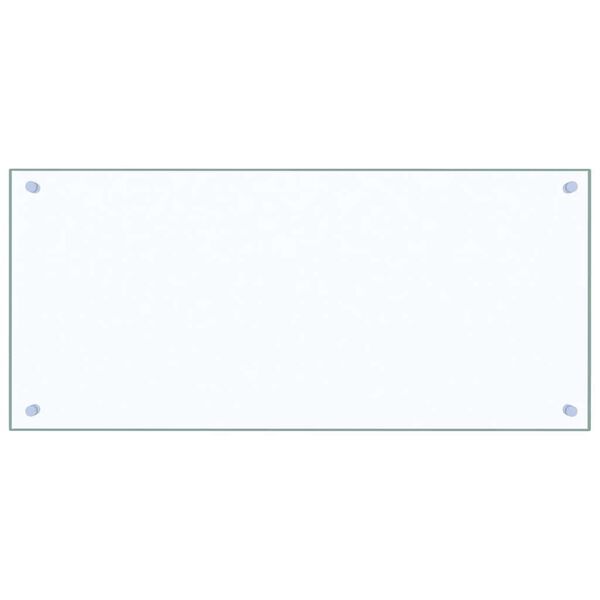 vidaXL Kuchyňský panel průhledný 90 x 40 cm tvrzené sklo