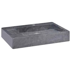 vidaXL Umyvadlo čern&eacute; 58 x 39 x 10 mramor