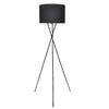 vidaXL Stojac&iacute; lampa se stojanem čern&aacute; 139 cm