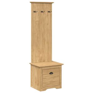 vidaXL Kabinet na chodbu BODO Medov&aacute; hněd&aacute; 50 x 40 x 156,7 cm