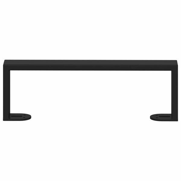 vidaXL N&aacute;bytkov&eacute; nohy 2 pcs Čern&aacute; 311 x 40,5 x 100 mm Železo