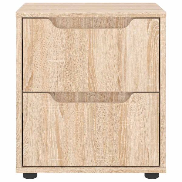 vidaXL Nočn&iacute; stolek VISNES dub sonoma 45x40x50 cm kompozitn&iacute; dřevo