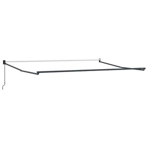 vidaXL Sklopn&yacute; r&aacute;m mark&yacute;zy Antracit 400 &times; 300 cm Hlin&iacute;k