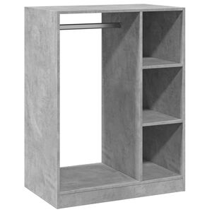 vidaXL &Scaron;atn&iacute; skř&iacute;ň betonově &scaron;ed&aacute; 77 x 48 x 102 cm kompozitn&iacute; dřevo