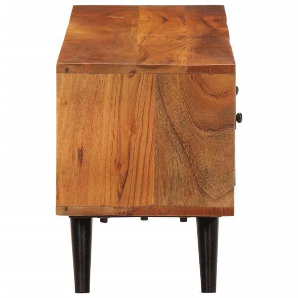 vidaXL TV skř&iacute;ňka s dv&iacute;řky 112 x 30 x 40 cm masivn&iacute; ak&aacute;cie a kov