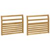vidaXL Modul opěrek 2 pcs B&iacute;l&aacute; 78,5 x 8,5 x 60 cm