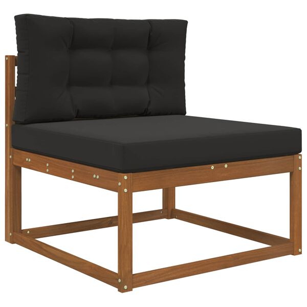 vidaXL Venkovn&iacute; pol&scaron;t&aacute;ř na pohovku 2 pcs Čern&yacute; Polyester