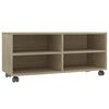 vidaXL TV stolek s kolečky dub sonoma 90 x 35 x 35 cm kompozitn&iacute; dřevo