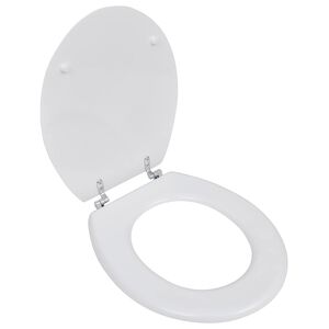 vidaXL WC sed&aacute;tko MDF s v&iacute;kem jednoduch&yacute; design b&iacute;l&eacute;