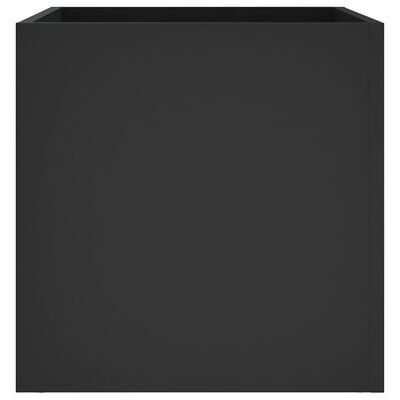 vidaXL Truhlík černý 40 x 40 x 40 cm kompozitní dřevo