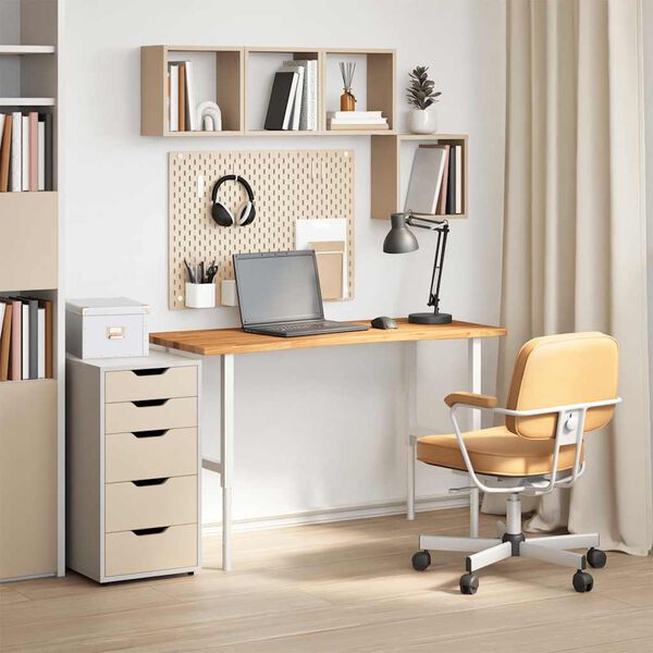 vidaXL Stoln&iacute; deska světle hněd&aacute; 120x60x2,5 cm dub obd&eacute;ln&iacute;kov&yacute;