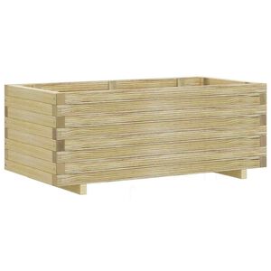 vidaXL Vyv&yacute;&scaron;en&yacute; z&aacute;hon 100 x 50 x 40 cm dřevo obd&eacute;ln&iacute;kov&yacute;