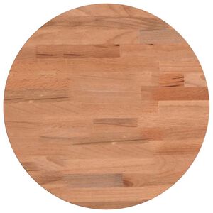 vidaXL Stoln&iacute; deska &Oslash; 30 x 1,5 cm kulat&aacute; masivn&iacute; bukov&eacute; dřevo