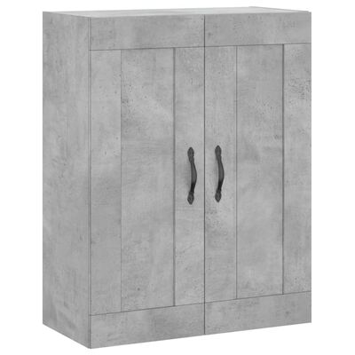 vidaXL Nástěnná skříňka betonově šedá 69,5x34x90 cm kompozitní dřevo