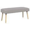 vidaXL lavice Jednobarevn&yacute; Světle &scaron;ed&aacute; 110 x 40 x 46 cm Boucl&eacute;