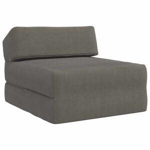 vidaXL Skl&aacute;dac&iacute; pohovka postel Světle &scaron;ed&aacute; 60 x 70 x 41 cm Textil
