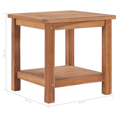 vidaXL Konferenční stolek 45 x 45 x 45 cm masivní teakové dřevo