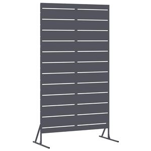 vidaXL Obrazovka pro soukrom&iacute; 100 x 50 x 180 cm Ocel Antracitov&aacute;