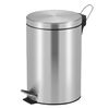 EKO Odpadkov&yacute; ko&scaron; ped&aacute;lov&yacute; Classic 20 l matně stř&iacute;brn&yacute;