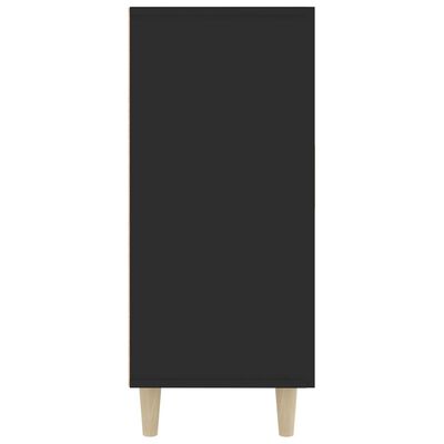 vidaXL Příborník černý 90 x 34 x 80 cm kompozitní dřevo