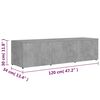 vidaXL TV stolek betonově šedý 120 x 34 x 30 cm dřevotříska